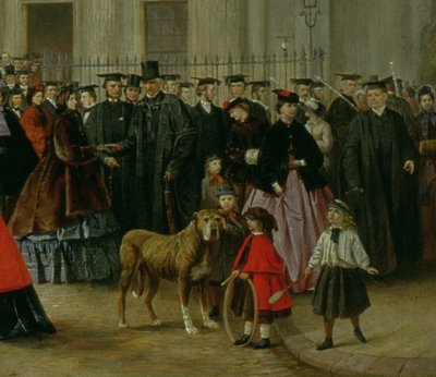 Degree Morning at Cambridge (detail) by Robert Farren